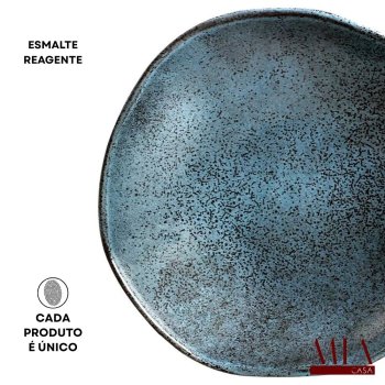 Prato Fundo Orgânico Stoneware Petroleum Porto Brasil