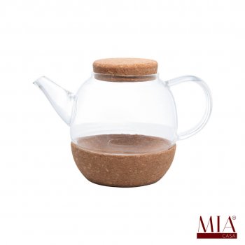 Chaleira Vidro e Cortiça 800ML