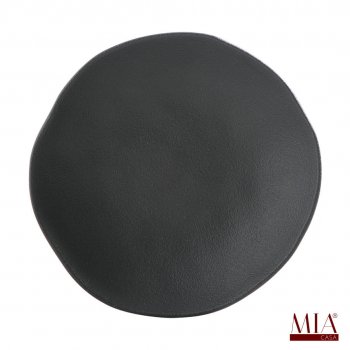 Prato Fundo Orgânico Preto Matte 21,2cm 600ML