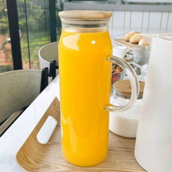 Jarra Sense com Tampa em Bambu 1,5 litros