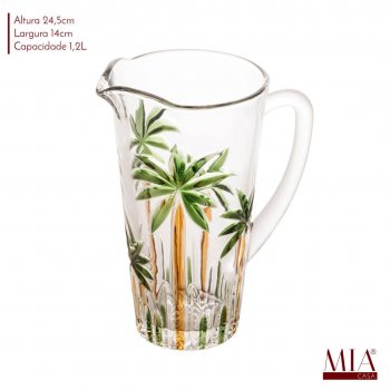 Jarra Cristal Palm 1,2 Litros