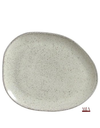 Prato Raso Oval Orgânico Pistache 31x24cm