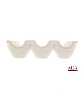 Bandeja para Ovos em Porcelana branco